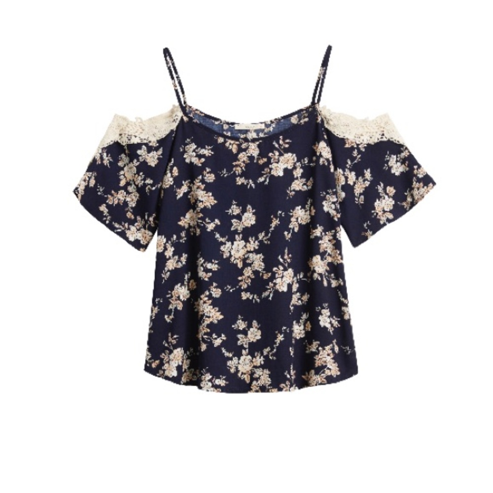 Luck Cold Shoulder Top